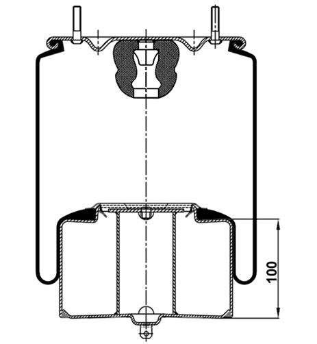 Körük Komple Metal Piston 6609Np01 - 12.88.081.90028