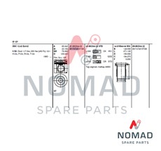 13.11.226.30217 - Piston Set 127 Mm Dsc12 Tek Parça