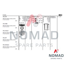 12.11.226.30483 - Piston Set 120,64 Mm Td/102/F/Fd/F/Parçalı (Lastikli)