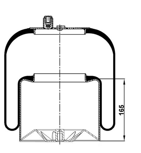 Körük Komple Metal Piston 4183Np01(Voss230) - 17.88.081.90167