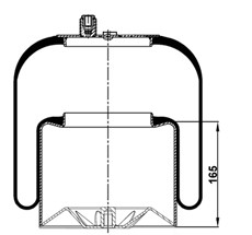 17.88.081.90167 - Körük Komple Metal Piston 4183Np01(Voss230)