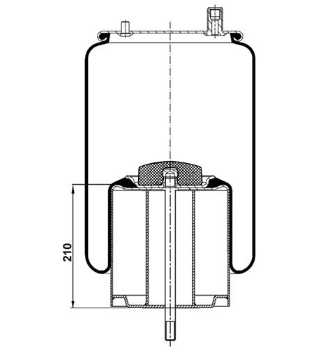 Körük Komple Metal Piston 4915Np06 - 12.88.081.90137