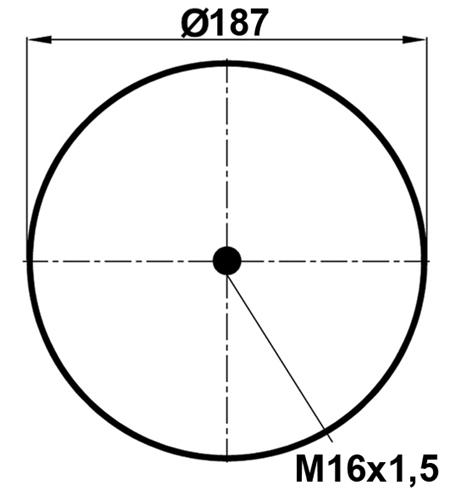 Körük Komple Metal Piston 4915Np06 - 12.88.081.90137