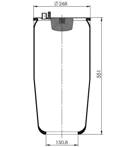 Körük Pistonsuz 4705N1P01 - 11.88.081.90128