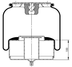 12.88.081.90151 - Körük Komple Metal Piston 6613Np01