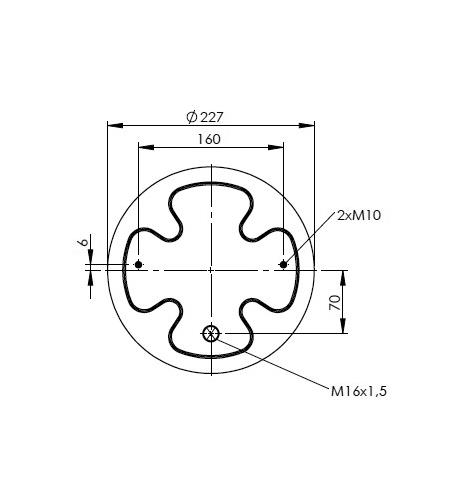 Körük Komple Metal Piston 6613Np01 - 12.88.081.90151