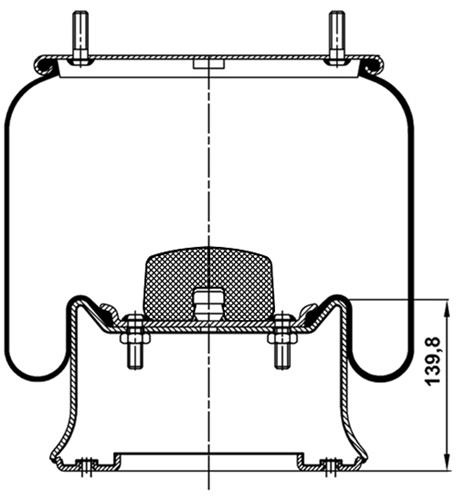 Körük Komple Metal Piston 4810Np05 - 41.88.081.90177