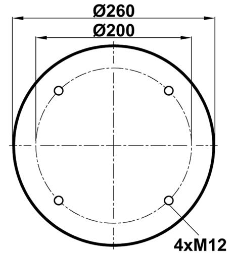 Körük Komple Metal Piston 4810Np05 - 41.88.081.90177