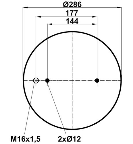 Körük Komple Metal Piston 4913Np02 - 13.88.777.90136