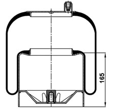 17.88.777.90189 - Körük Komple Metal Piston 4390Np01 (Voss230)