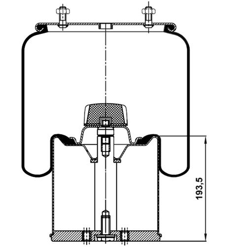 Körük Komple Metal Piston 941MB - 39.88.777.90019