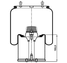 39.88.777.90019 - Körük Komple Metal Piston 941MB