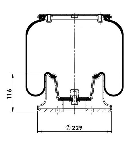 Körük Komple Metal Piston 36251K - 13.88.777.90146