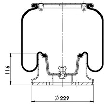 13.88.777.90146 - Körük Komple Metal Piston 36251K