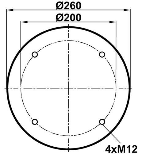 Körük Komple Metal Piston 810Mb - 41.88.777.90017