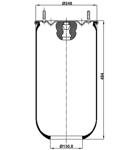 Air Spring W/O Piston - 12.88.777.90192