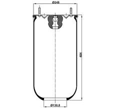 12.88.777.90192 - Air Spring W/O Piston