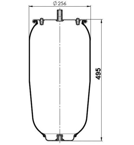 Körük Pistonsuz 6318S - 40.88.777.90050