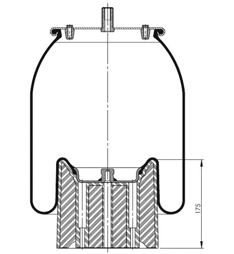 Körük Komple Plastik Piston 6318 - 40.88.777.90049