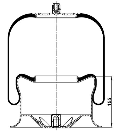 Körük Komple Metal Piston 4757Np01 (Voss230) - 17.88.777.90193