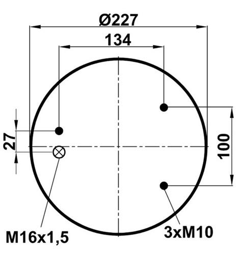 Körük Komple Metal Piston 887MK1 - 14.88.777.90194