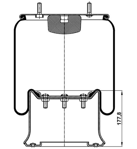 Körük Komple Metal Piston 813Mb - 41.88.777.90014