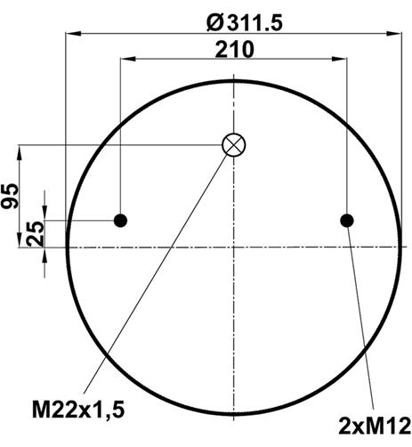 Körük Komple Metal Piston 4881Np02 - 39.88.777.90166