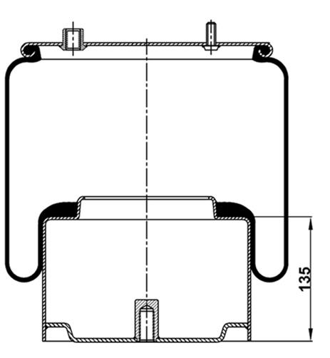 Körük Komple Metal Piston 836Mk1 - 14.88.777.90012