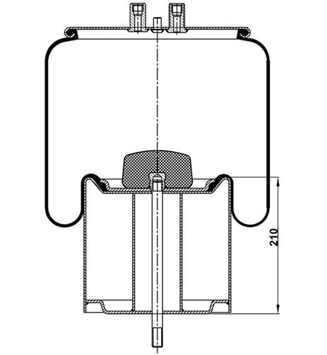 Körük Komple Metal Piston 4912Np07 - 84.88.777.90134