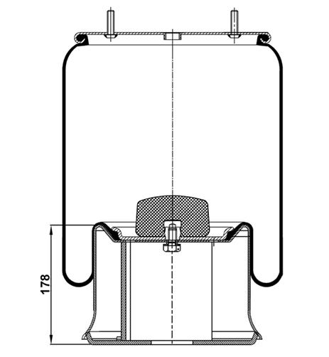 Körük Komple Metal Piston D13b18 - 45.88.777.90113