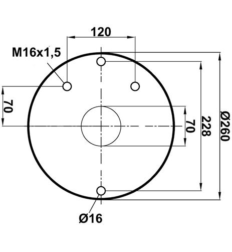 Körük Komple Metal Piston D13b18 - 45.88.777.90113