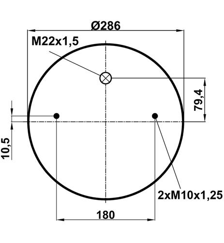 Körük Pistonsuz 1318P - 45.88.777.90112