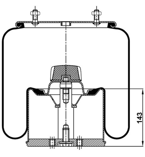 Körük Komple Metal Piston 940MB - 39.88.777.90021