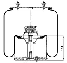 39.88.777.90021 - Körük Komple Metal Piston 940MB