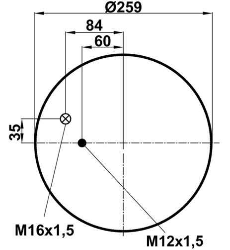 Körük Komple Metal Pistonlu 4883N1P06 - 11.88.081.90197