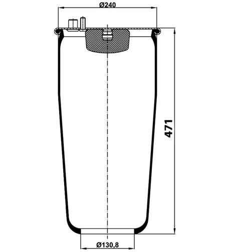 Körük Pistonsuz 4884N1P01 - 11.88.081.90063