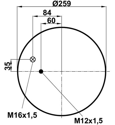 Körük Pistonsuz 4884N1P01 - 11.88.081.90063