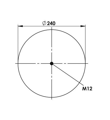 Air Spring Complete Plastic Piston 792CP - 14.88.081.90199