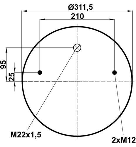 Körük Komple Metal Piston 942MB - 39.88.777.90186