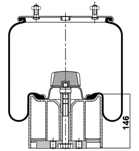 Körük Komple Plastik Piston 940Mb - 39.88.777.90213