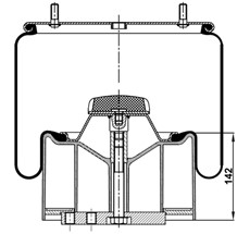 39.88.777.90221 - Körük Komple Plastic Piston 4881Np02