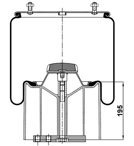 Körük Komple Plastic Piston 881Mbp30 - 39.88.777.90222