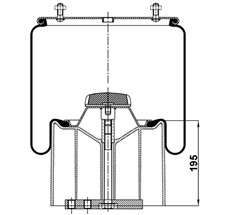 39.88.777.90222 - Körük Komple Plastic Piston 881Mbp30