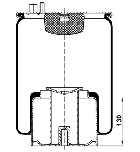 Körük Komple Metal Piston 4884N1P06 - 11.88.081.90062