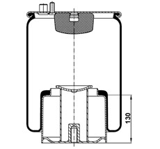 11.88.081.90062 - Körük Komple Metal Piston 4884N1P06