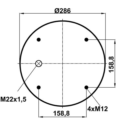 Körük Pistonsuz 811M16 - 14.88.777.90268