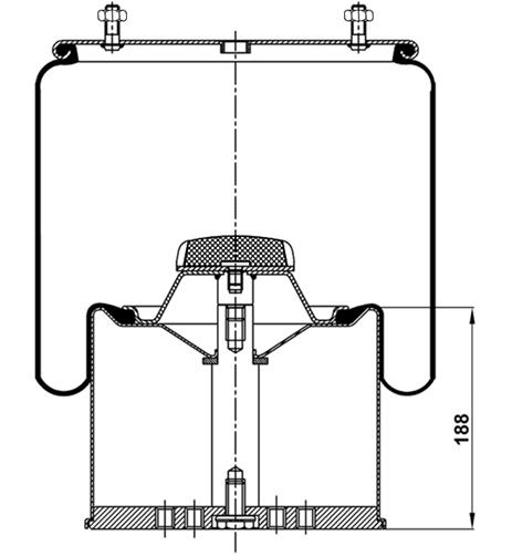 Körük Komple Metal Piston 881Mb - 39.88.777.90108