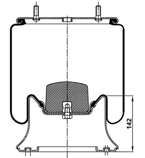 Körük Komple Metal Piston 4022Np03 - 41.88.777.90332