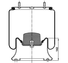 41.88.777.90332 - Körük Komple Metal Piston 4022Np03