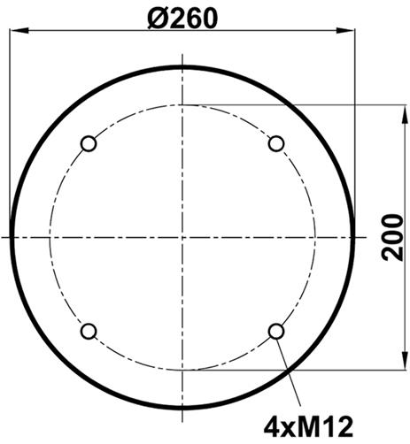 Körük Komple Metal Piston 4022Np03 - 41.88.777.90332